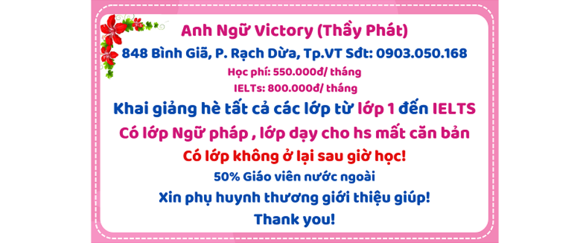 📣 TUYỂN SINH HÈ 2026
