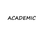 ACADEMIC