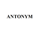 ANTONYM
