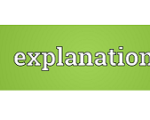 EXPLANATION
