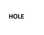 hole