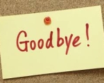 GOOD BYE