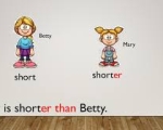 SHORT - SHORTER THAN 