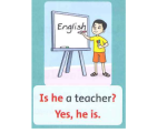 IS HE A TEACHER? -- YES, HE IS.