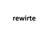 rewrite