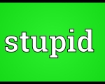 STUPID