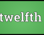 TWELFTH 