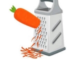 grate the carrot.