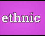 ETHNIC 