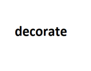 decorate