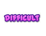DIFFICULT (ADJ)