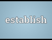 establish (v.)