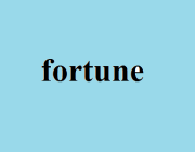 FORTUNE (N.)