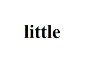 little