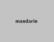 MANDARIN (N.)