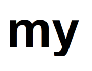 my