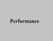 PERFORMANCE (N.)