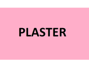 PLASTER