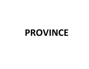 PROVINCE