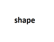 shape 
