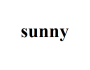 sunny