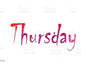 THURSDAY